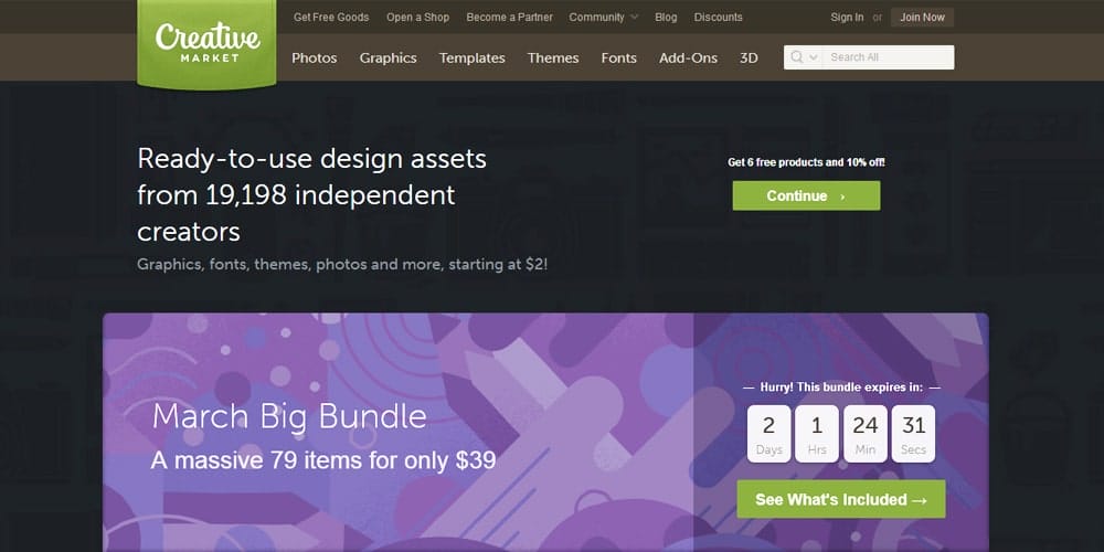 Best Sites to find Great Design Deals and Resources 1 Creative Market