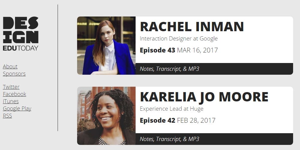 Best UI/UX Design Podcasts 42 Design Education Today Podcast