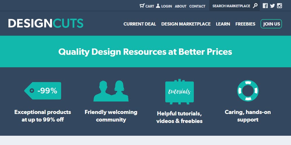 Best Sites to find Great Design Deals and Resources 4 Designcuts