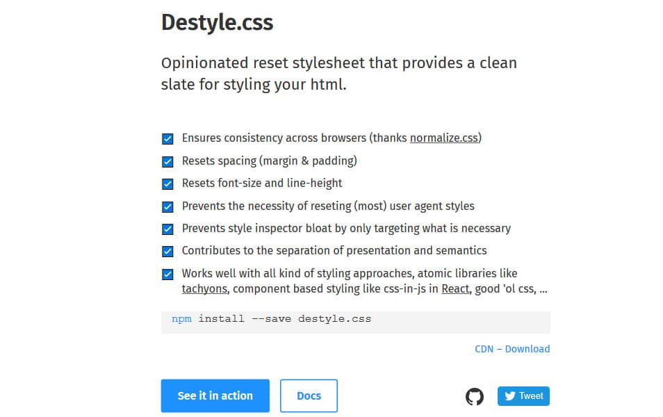 10+ Best CSS Reset Stylesheets » CSS Author