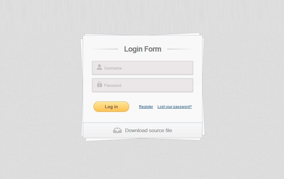 Facebook login form using html and css, UX/UI design