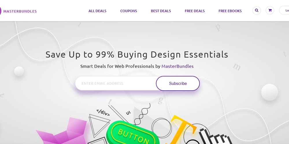 Best Sites to find Great Design Deals and Resources 9 Master Bundles