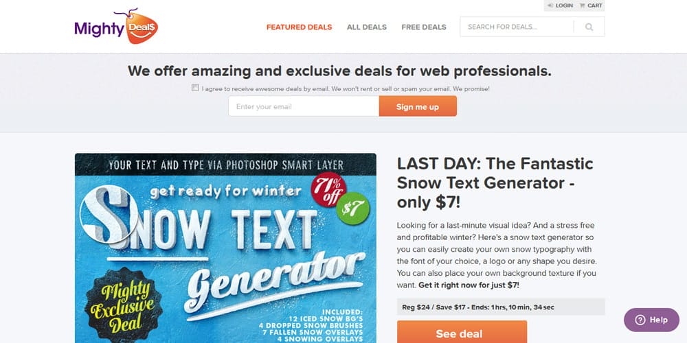 Best Sites to find Great Design Deals and Resources 2 Mighty Deals