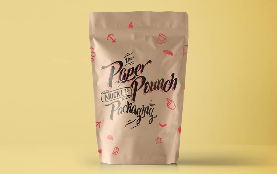 Psd Paper Pouch Packaging