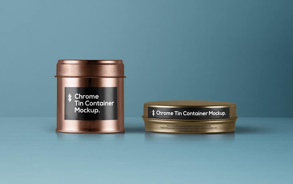 Psd Tin Container Packaging