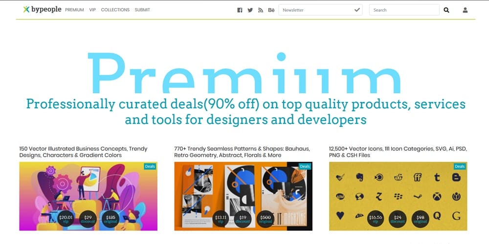 Best Sites to find Great Design Deals and Resources 16 Bypeople