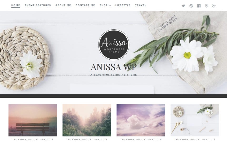 Anissa Responsive WordPress Theme