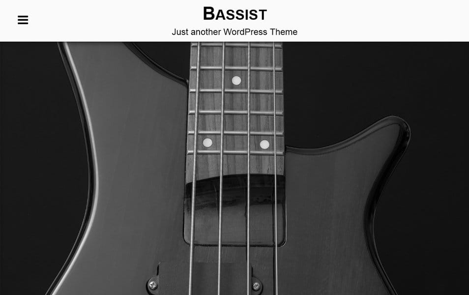 Bassist Responsive WordPress Theme