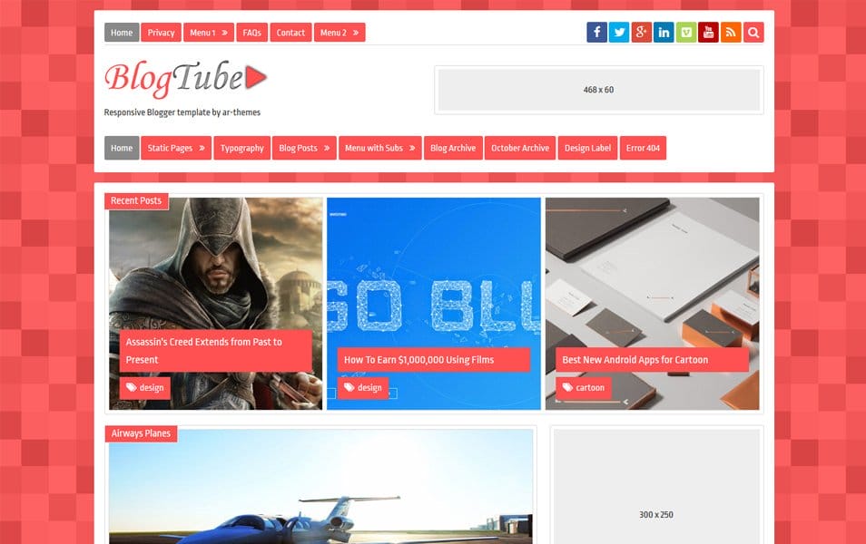 300+ Best Free Responsive Blogger Templates 2022 » CSS Author
