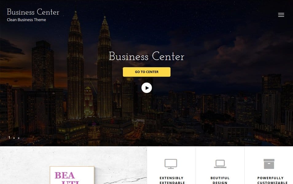 Business Center Responsive WordPress Theme