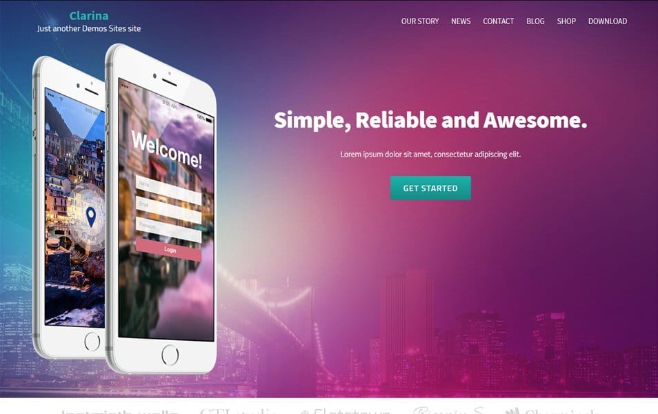 Clarina Responsive WordPress Theme