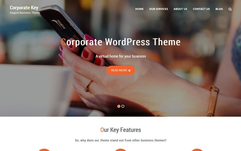 Corporate Key Responsive WordPress Theme