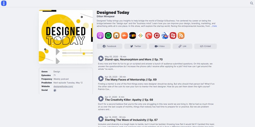 Best UI/UX Design Podcasts 37 Designed Today