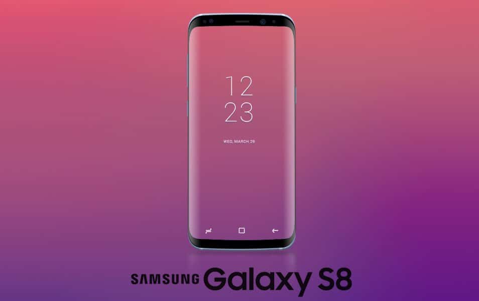 Free Samsung Galaxy S8 Mockup PSD