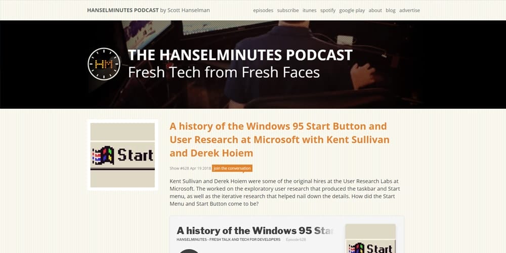 Best UI/UX Design Podcasts 22 Hanselminutes