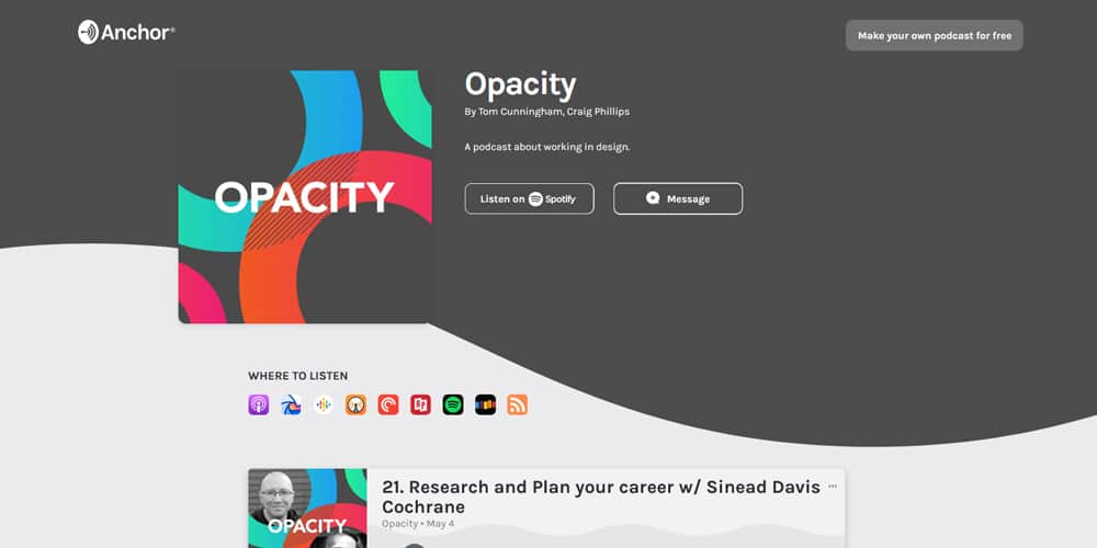 Best UI/UX Design Podcasts 23 Opacity