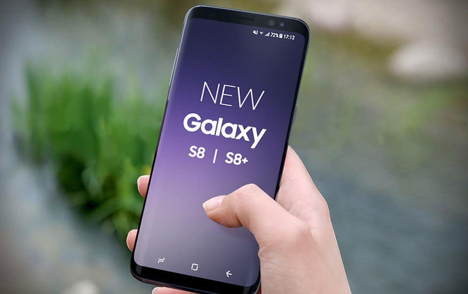Samsung Galaxy S8 PSD mockup