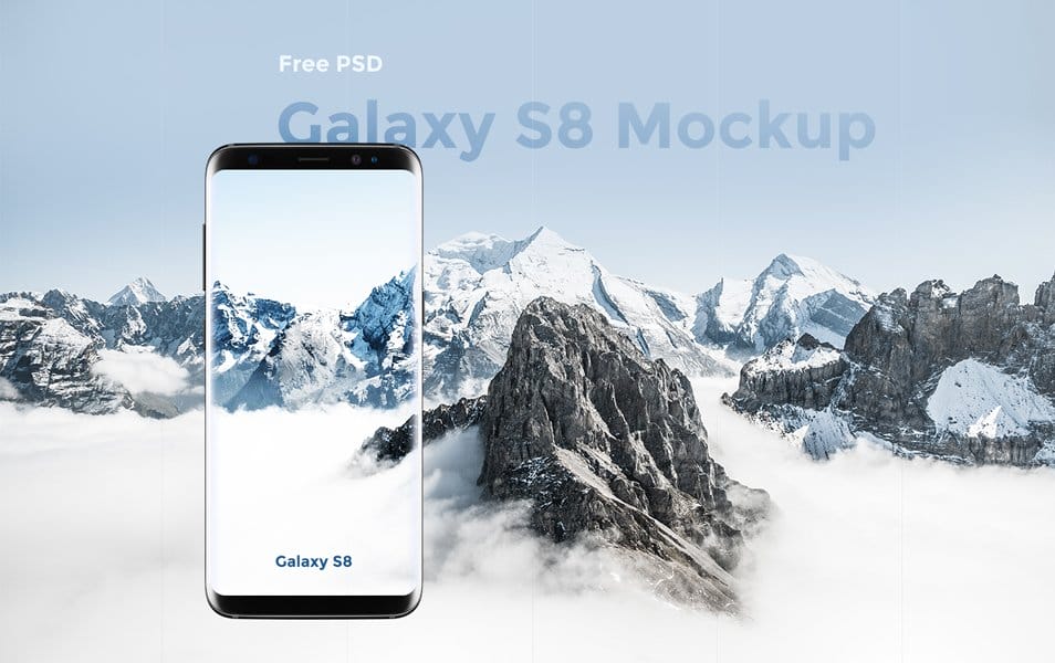 Samsung Galaxy S8 Mockup PSD
