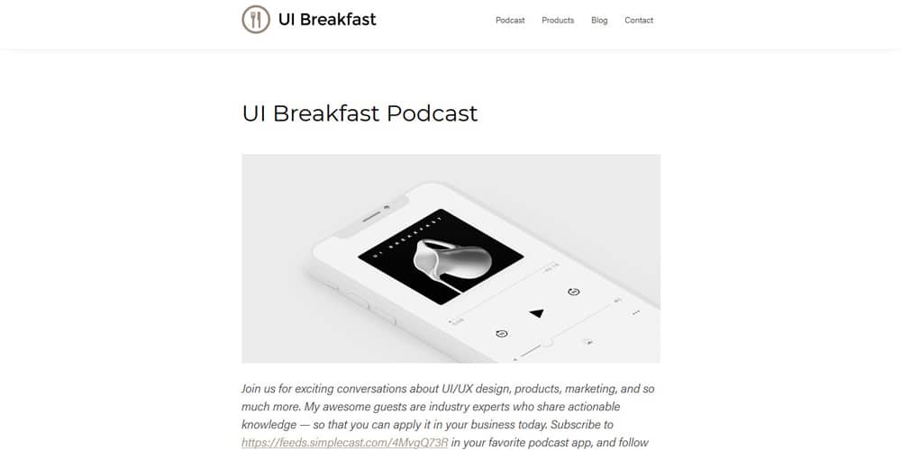 Best UI/UX Design Podcasts 74 UI Breakfast Podcast