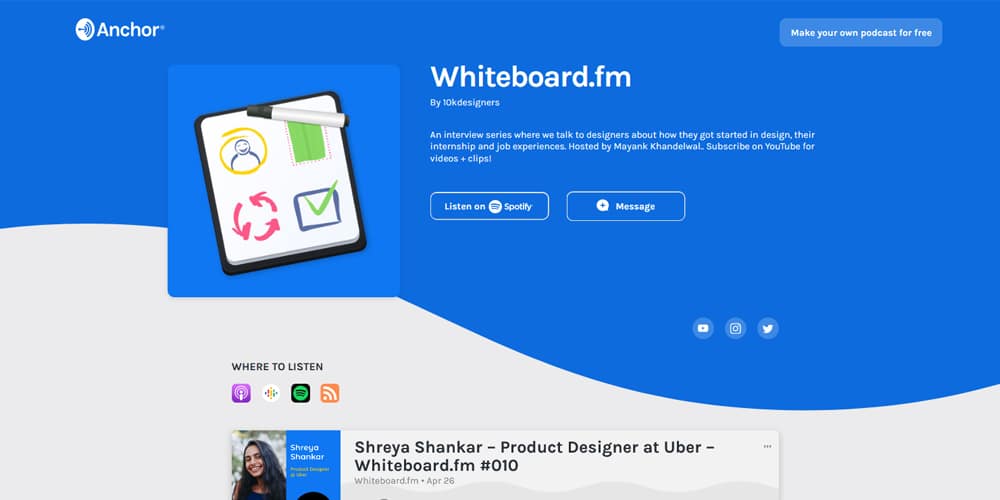 Best UI/UX Design Podcasts 44 Whiteboard fm