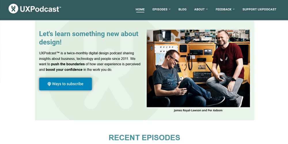 Best UI/UX Design Podcasts 86 Uxpodcast