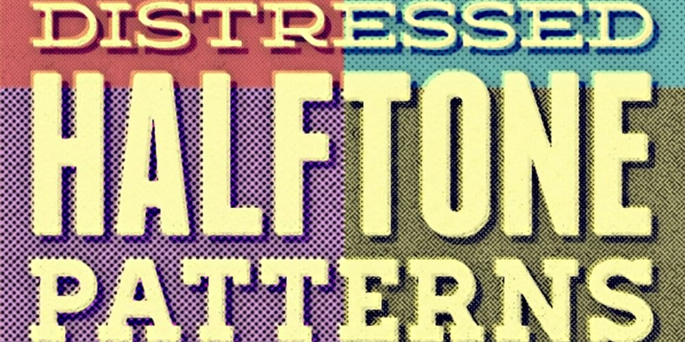 Free Distressed Halftone Patterns