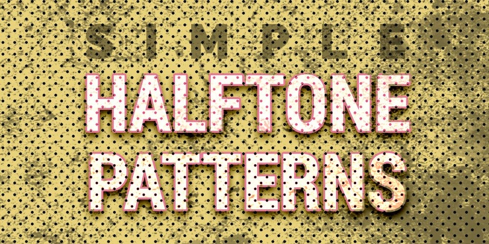 Free Halftone Seamless Patterns