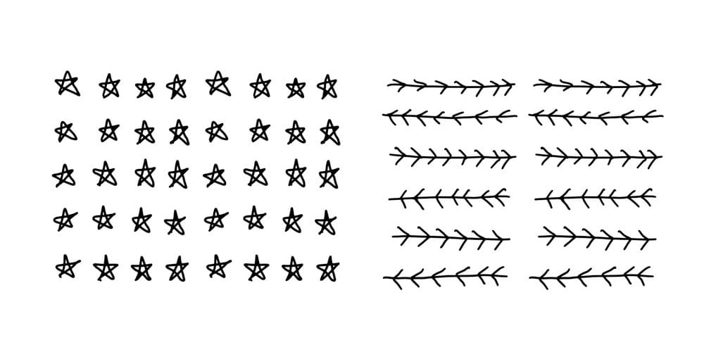 Free Hand drawn Vector Patterns