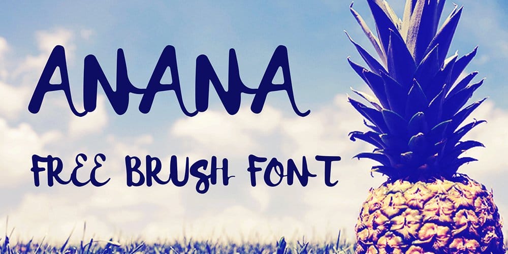 Anana Brush Font