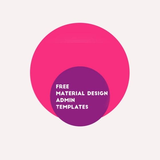 Best Free Material Design Admin Templates