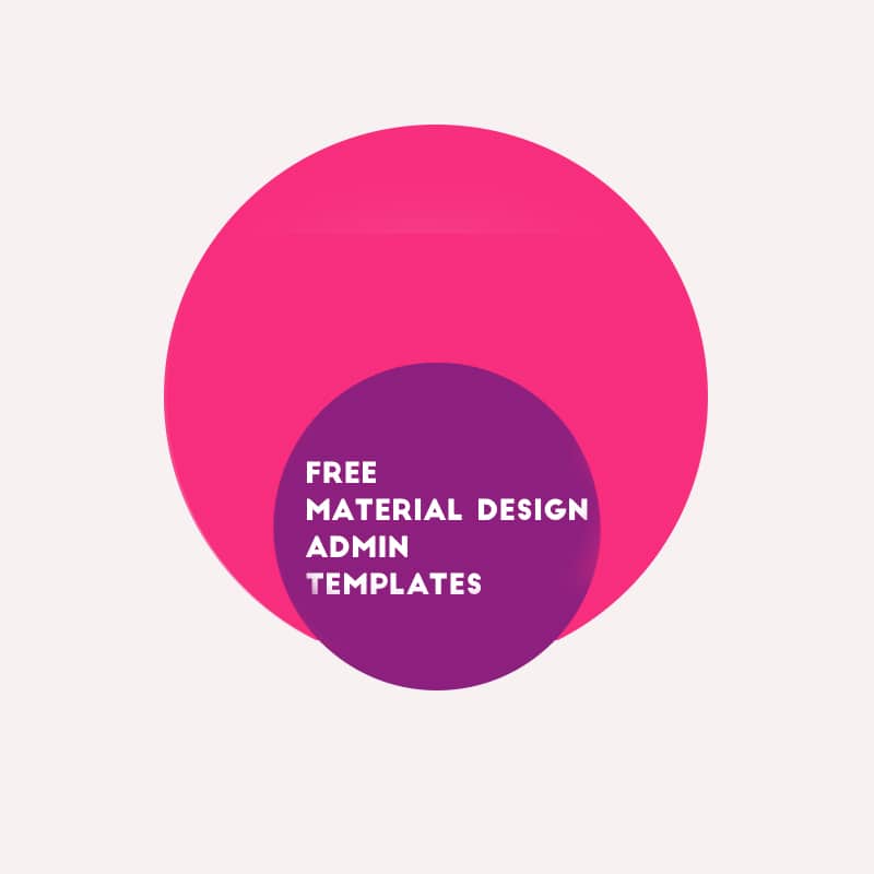 35+ Best Free Material Design Admin Templates