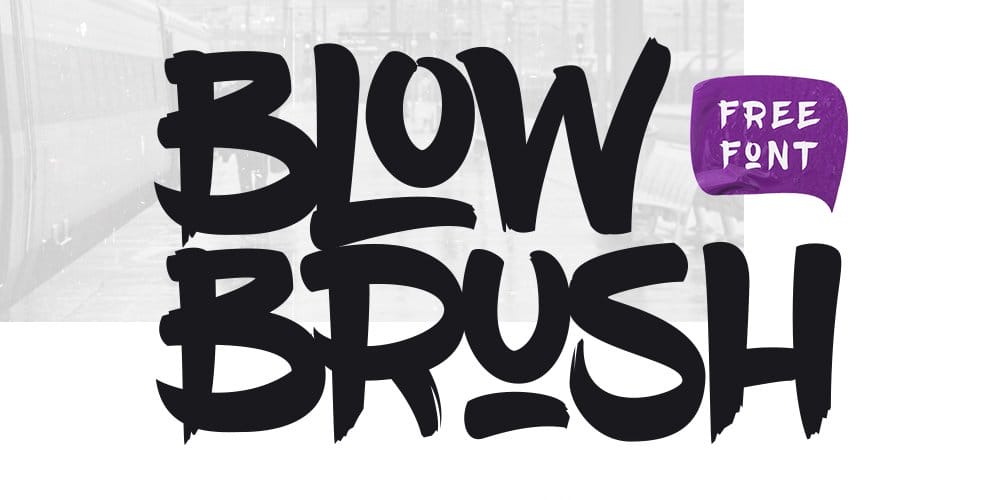 Blow Brush Font