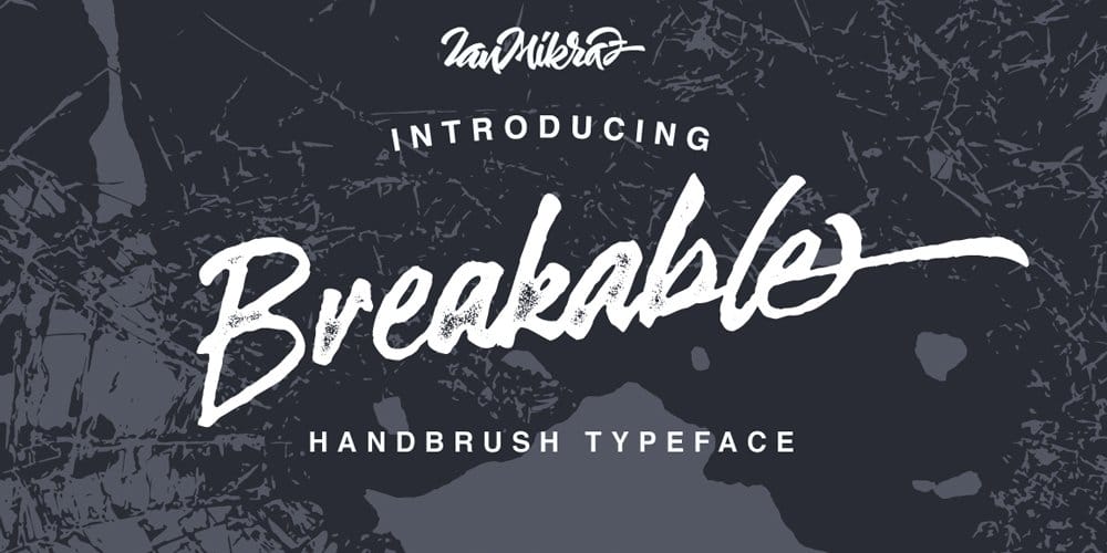 Breakable Typeface