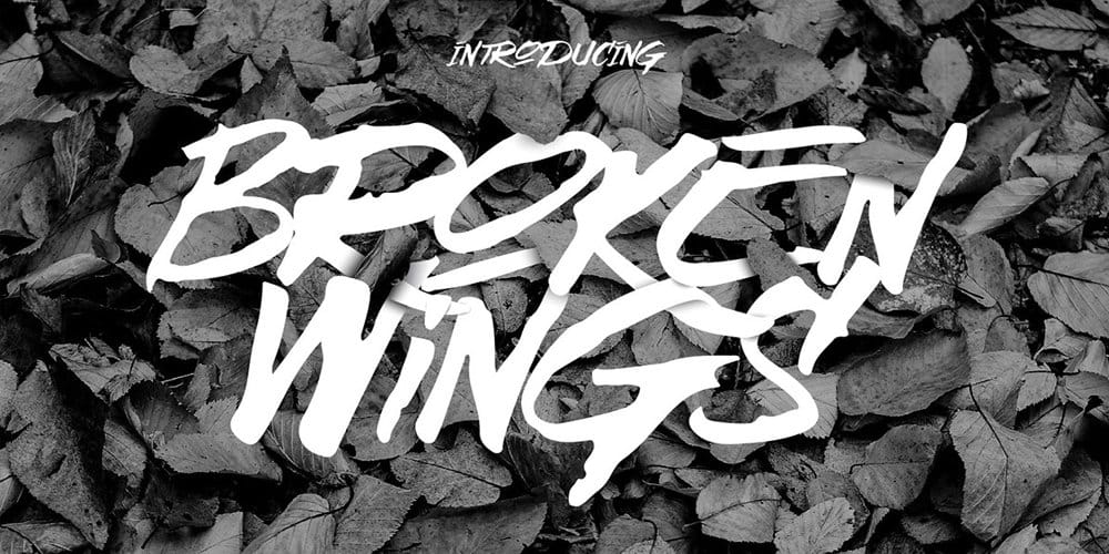 Broken Wings Font