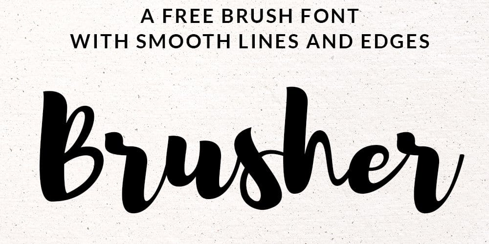 Brusher Font