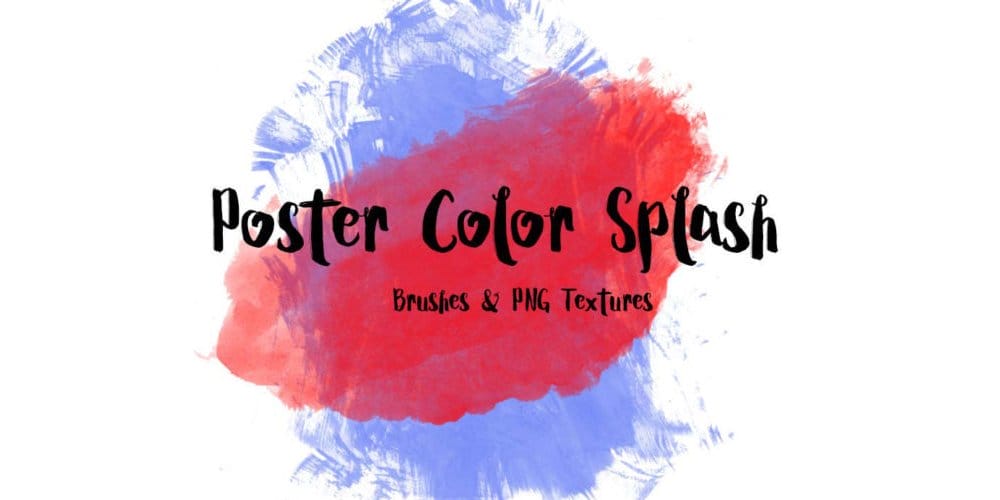 Free Poster Color Splash Textures