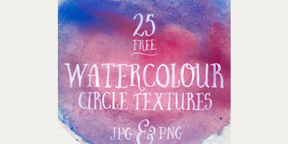 Free Watercolour Circle Textures