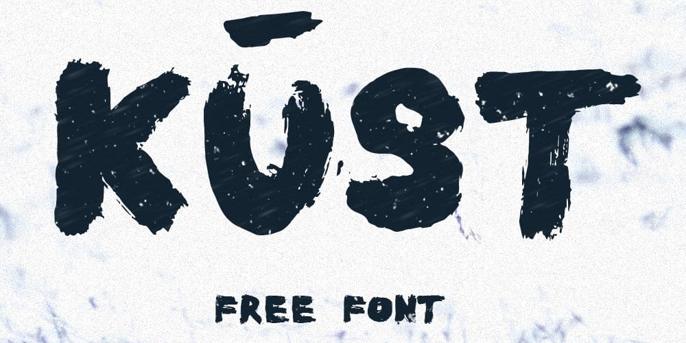 Kust Brush Font