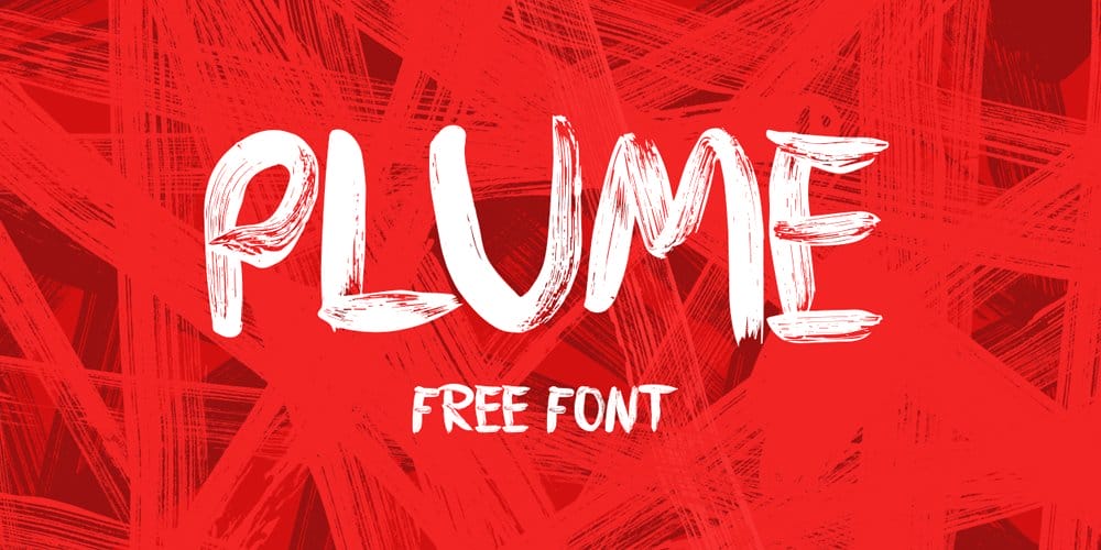 Plume Brush Font