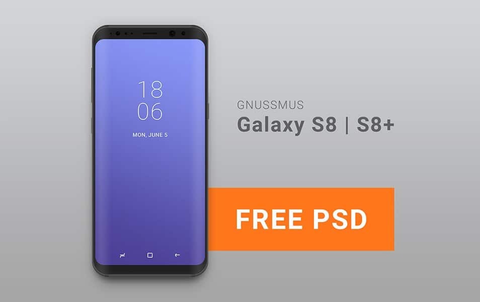 Samsung S8 Mockup Free Download