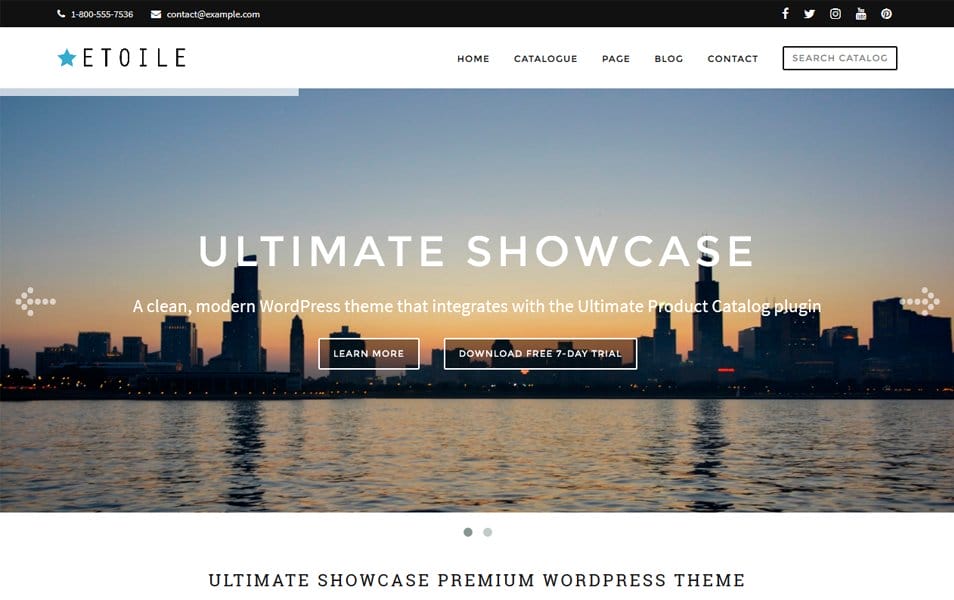 Ultimate Showcase Responsive WordPress Theme
