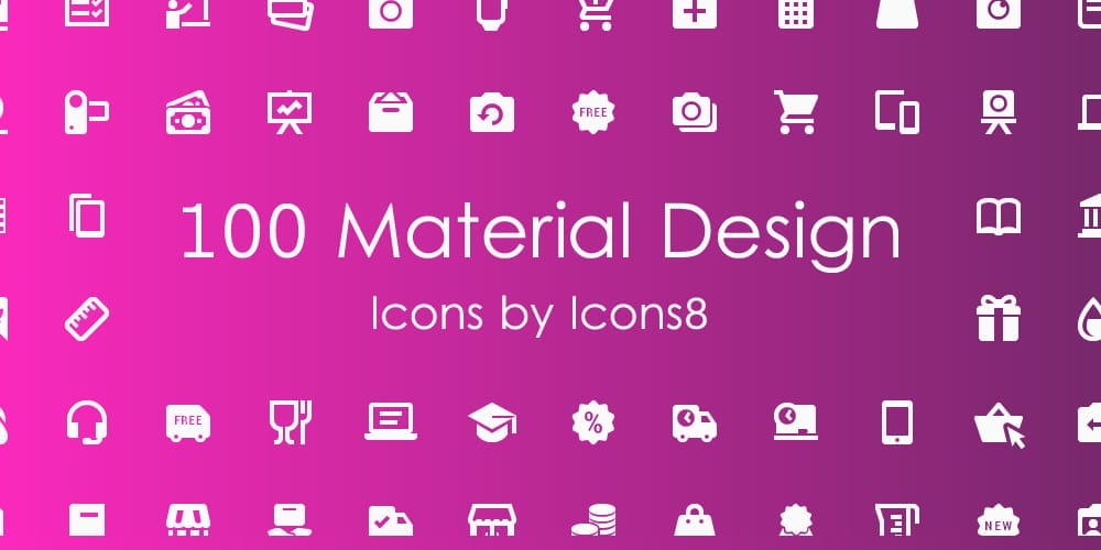 100 Material Icons