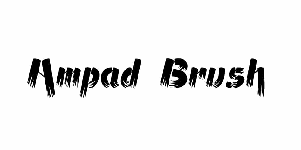 Ampad Brush Font