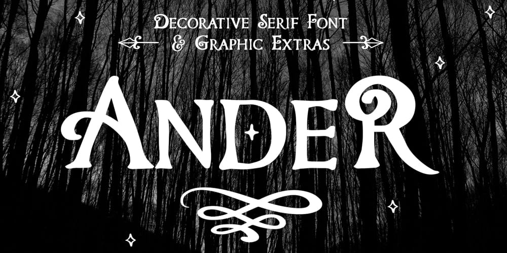 Ander Hand Drawn Font
