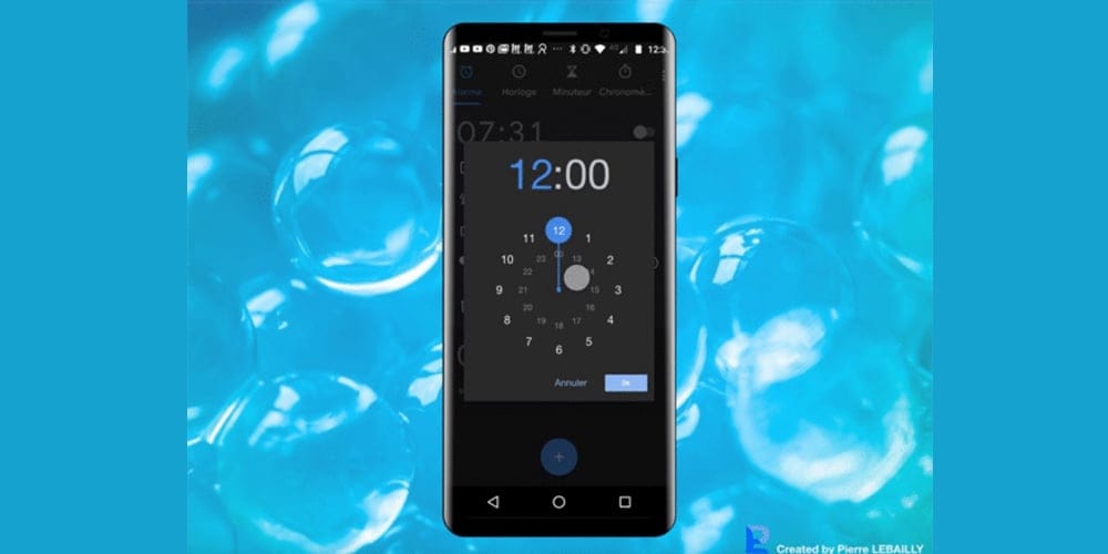 Android Clock Set Up Template