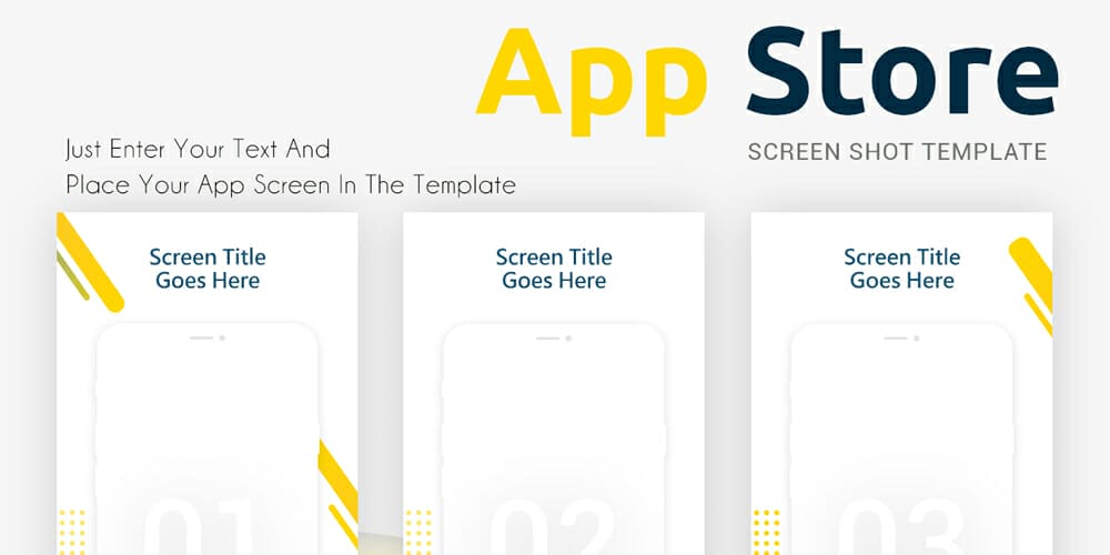 App store screen Templates