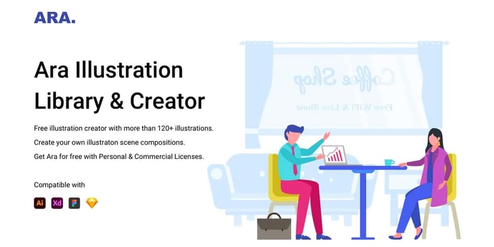 Ara Illustration Library