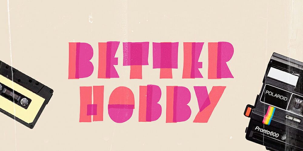 Better Hobby Display Font