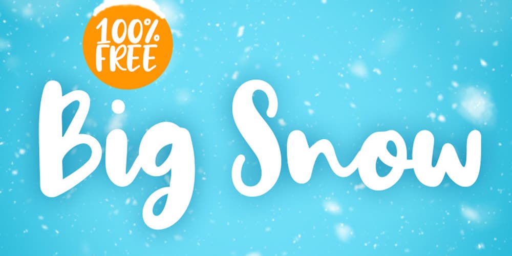 Big Snow Font