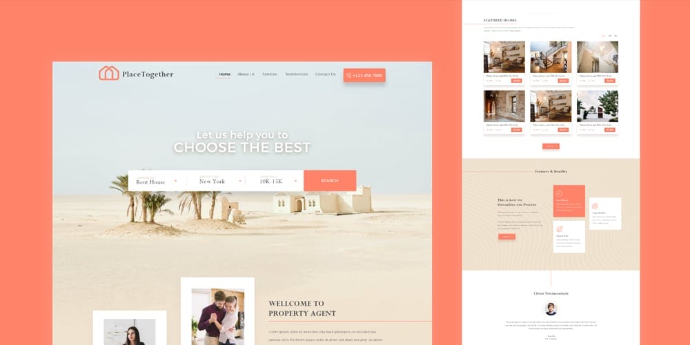 Booking or Real Estate Template